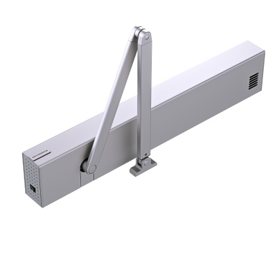 Комплект привода dormakaba ED 100 на одностворчатую дверь с рычагом и крышкой (серый)