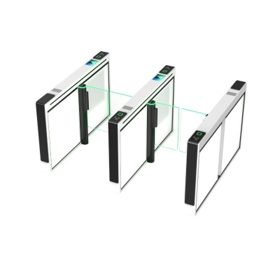 Скоростной проход dk tech  Easy Pass 100, два прохода, в комплектации с лифтовым экраном и с биометрией, уличной установки