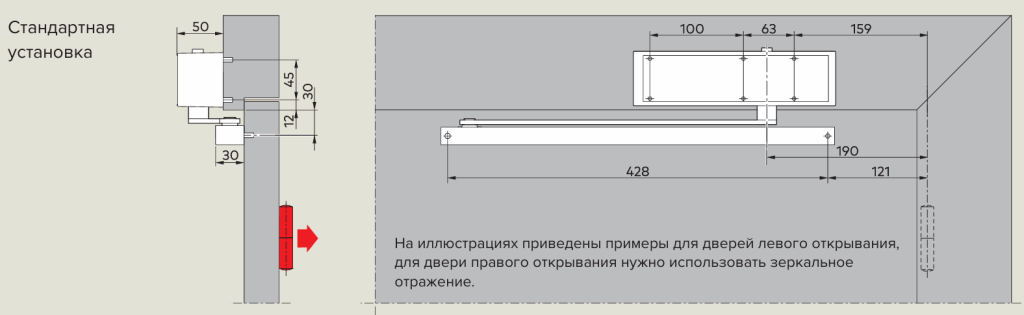 Стандартная установка