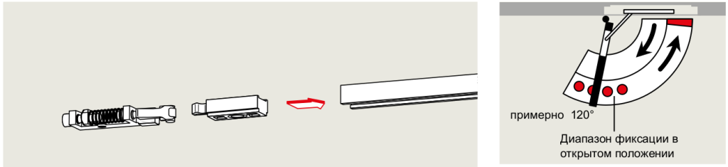 Фиксатор открытого положения G96