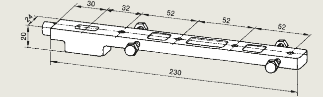 Нижняя петля для маятниковых дверей 7422