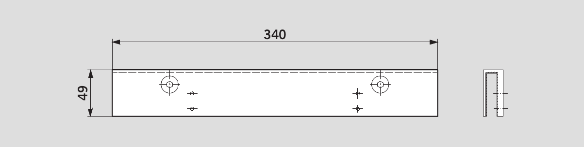 Чертеж доводчик TS97
